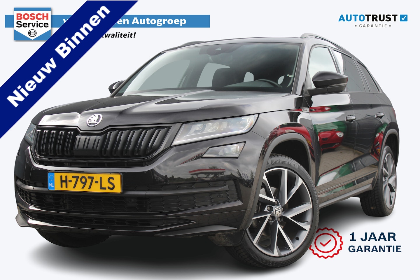 Skoda Kodiaq - 1.5 TSI Sportline Business | Incl. 12 maanden garantie | Sportstoelen | F1 flippers | Acht - AutoWereld.nl