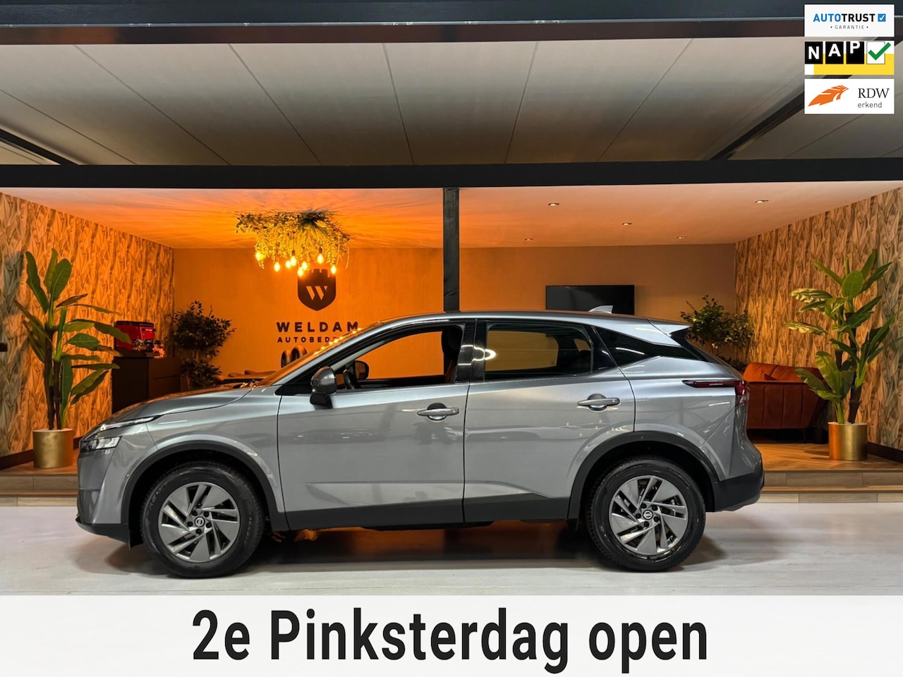Nissan Qashqai - 1.3 MHEV Xtronic Garantie CarPlay ACC 360 StuurVW StoelVW Keyless Blindspot Clima Lane DAB - AutoWereld.nl