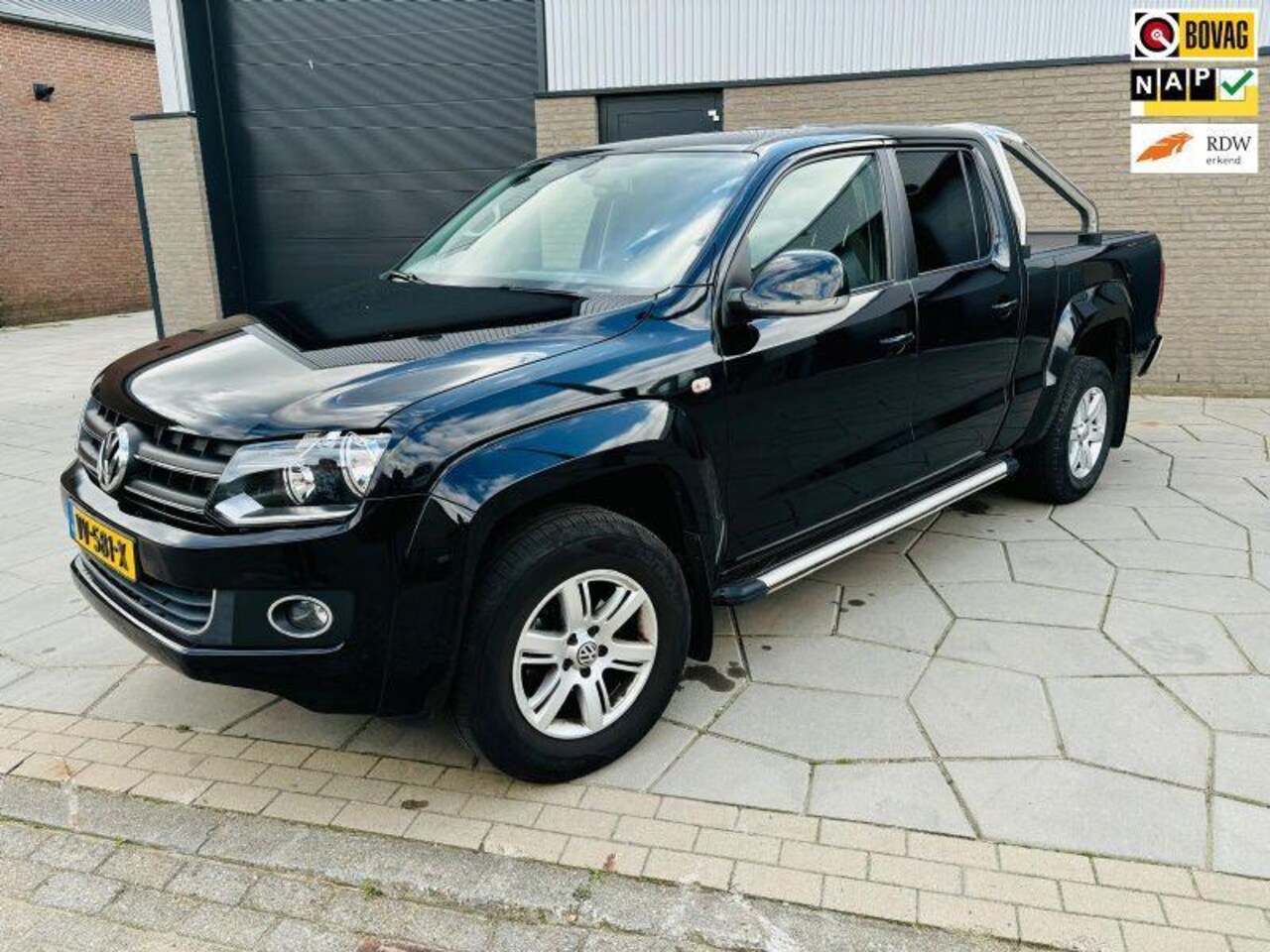 Volkswagen Amarok - 2.0 TDI 4Motion| Dubbel-Cabine|Highline|Trekhaak|Navigatie|Chrome rolbeugel| - AutoWereld.nl