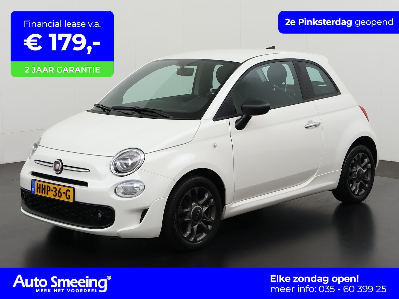 Fiat 500 - 1.0 Hybrid Connect | Apple/Android Carplay | Lichtmetalen Velgen | Zondag Open! - AutoWereld.nl