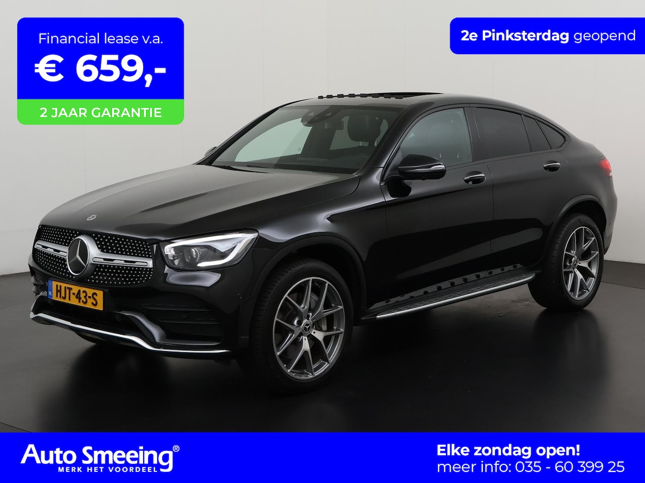 Mercedes-Benz GLC-klasse Coupé - 300e 4MATIC Premium Plus AMG | Schuifdak | Mem stoel | 360 Camera | Adaptief Cruise | Zond - AutoWereld.nl