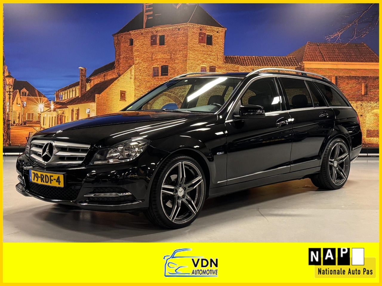 Mercedes-Benz C-klasse Estate - 180 CDI Avantgarde Aut Leer Navi PDC - AutoWereld.nl