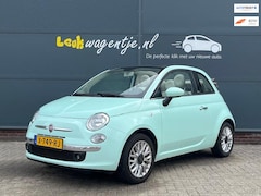 Fiat 500 C - 1.2 Lounge Cabrio *mintgroen *climate *bluetooth