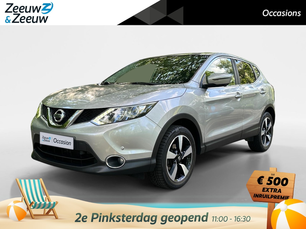 Nissan Qashqai - 1.2 N-Connecta | Afneembare Trekhaak | Navigatie | Keyless | 360 Camera | Cruise Control | - AutoWereld.nl