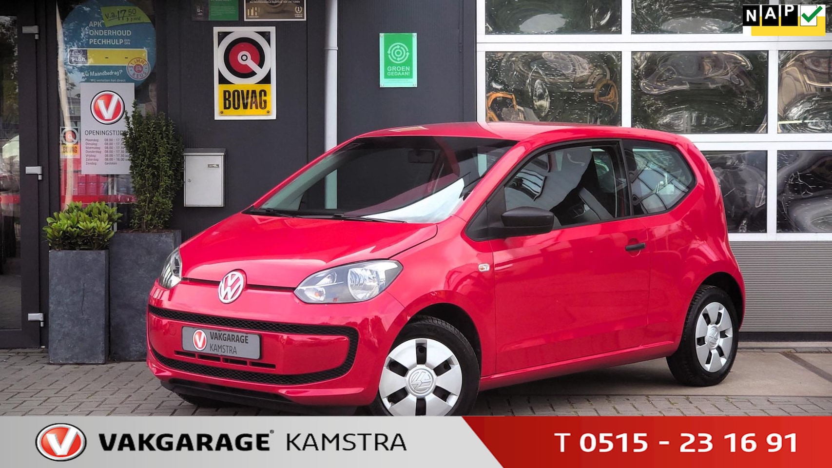 Volkswagen Up! - 1.0 move up! 60PK Airco/Zuinig/Goed onderh. - AutoWereld.nl