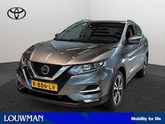 Nissan Qashqai - 1.3 DIG-T Tekna | lage km stand | Panoramisch dak | Navigatie | Trekhaak| stoelverwarming