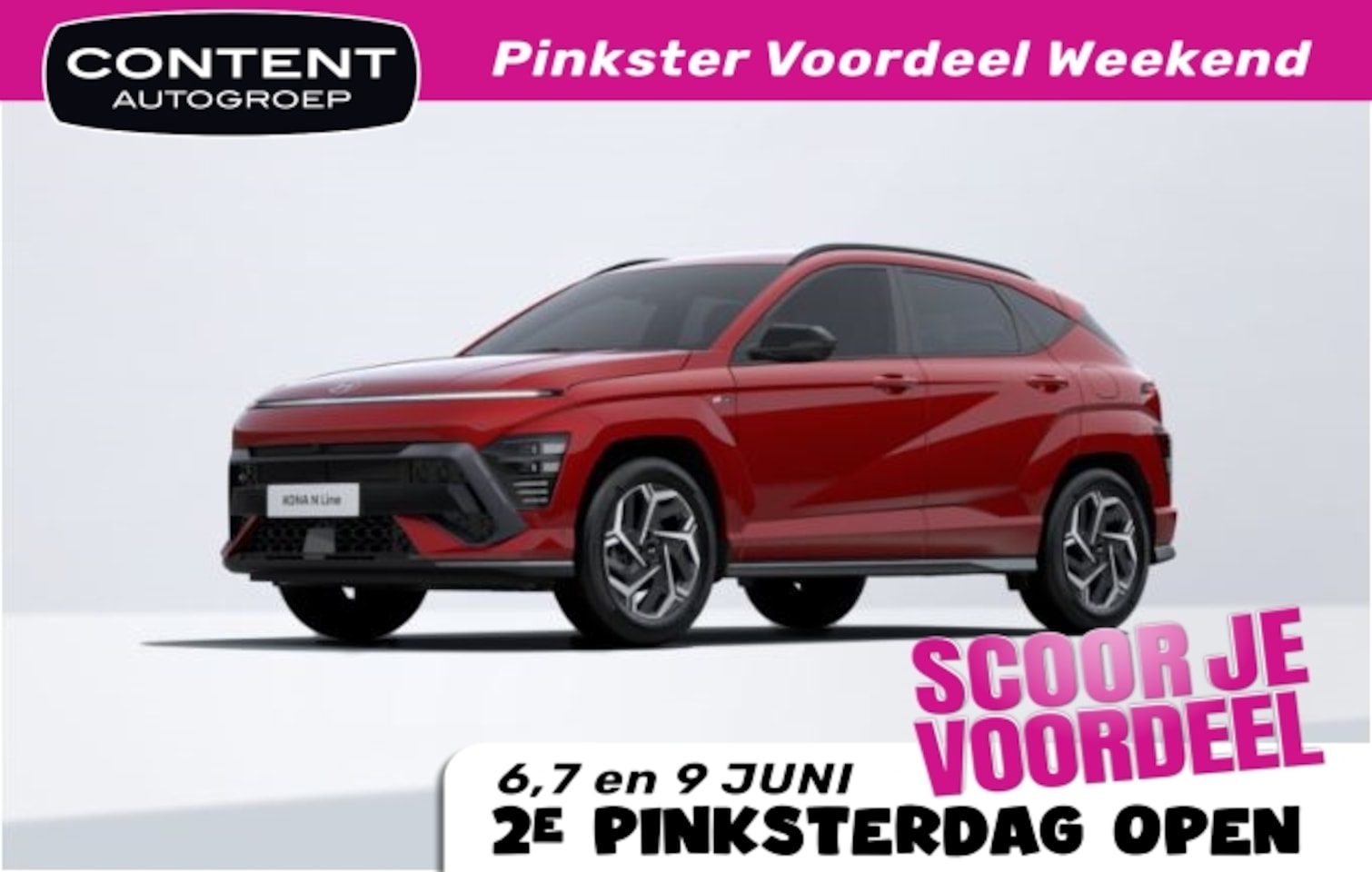 Hyundai Kona - 65,4 kWh 217pk N Line I Voorraad actie - AutoWereld.nl
