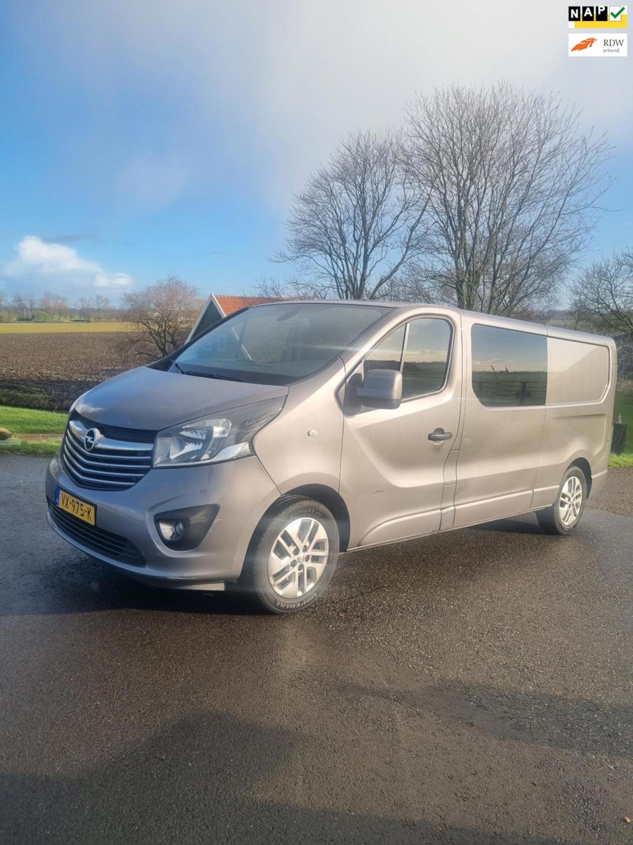 Opel Vivaro - 1.6 CDTI L2H1 Dubbele cabine, 103 KW, Sport EcoFlex, Climatronic, . - AutoWereld.nl