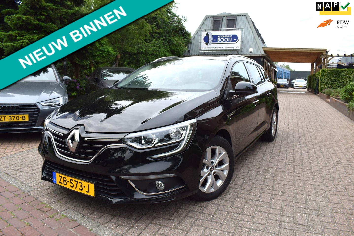 Renault Mégane Estate - 1.3 TCe Limited CRUISE/NAVI/AIRCO-ECC/KEYLESS/BLUETOOTH/NL-AUTO/6 BAK/PDC/LMW 16 INCH/USB - AutoWereld.nl