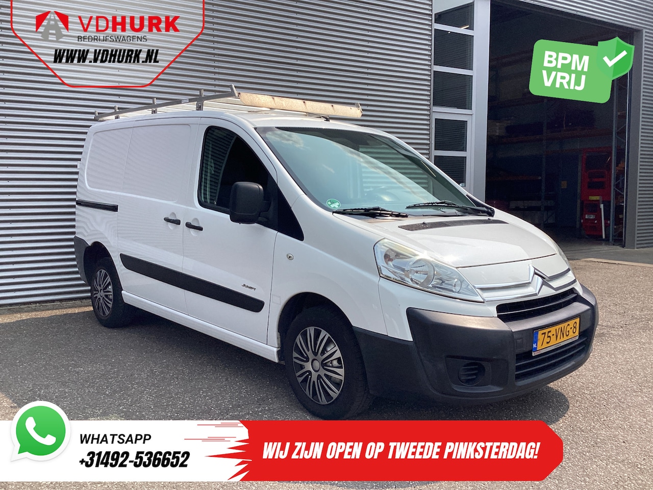 Citroën Jumpy - 1.6 HDI EXPORT ONLY MARGE Airco/ Cruise/ Imperiaal/ Trekhaak - AutoWereld.nl