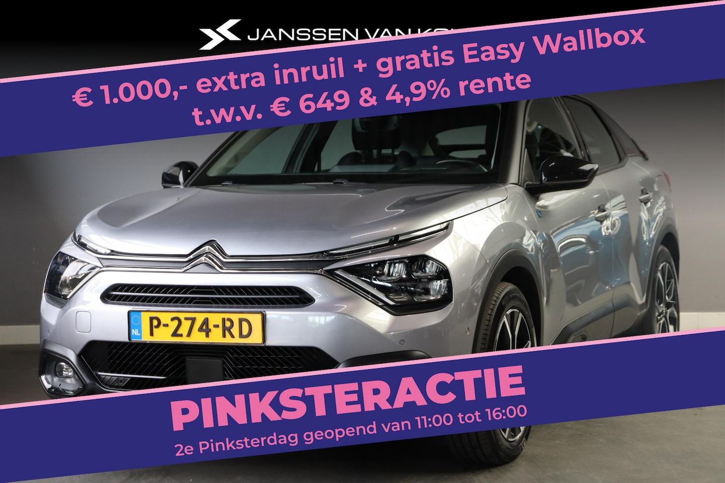 Citroën Ë-C4 - Shine 50 kWh Navigatie Head-Up Achteruitrijcamera Keyless - AutoWereld.nl