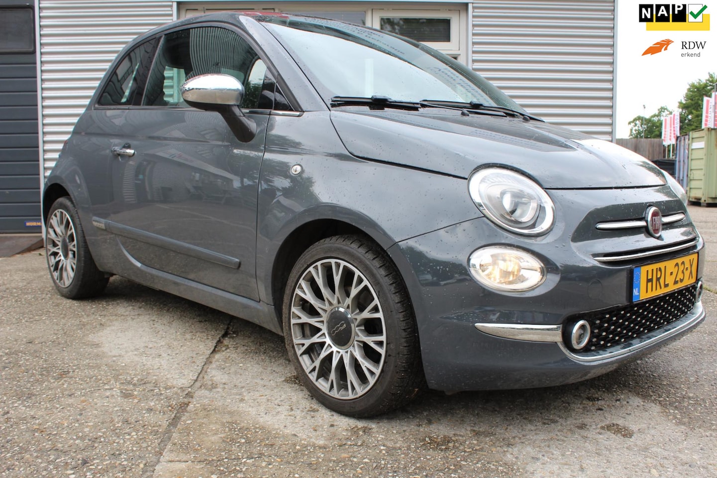 Fiat 500 - 1.2 Pop nette zuinige auto, airco, navigatie, haf-leder, boekjes, 2x sleutel, panoramadak, - AutoWereld.nl
