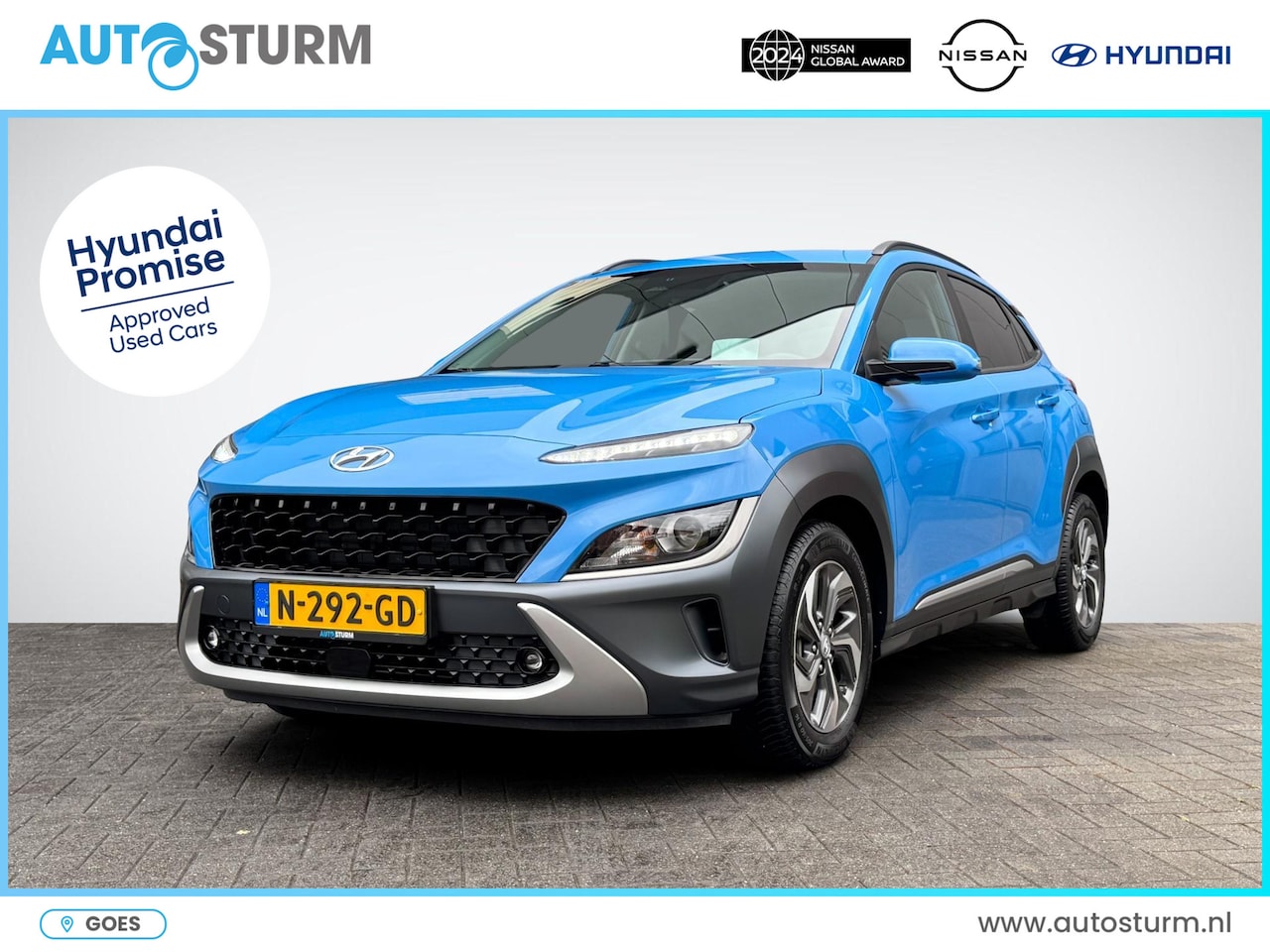 Hyundai Kona - 1.6 GDI HEV Fashion | Navigatie | Camera | Apple Carplay/Android Auto | Head-Up Display | - AutoWereld.nl