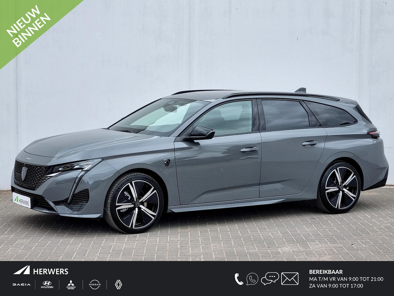 Peugeot 308 SW - 1.2 Hybrid 136 e-DCS6 GT Automaat / Navigatie / Rondomzicht Camera / Cruise Control Adapti - AutoWereld.nl