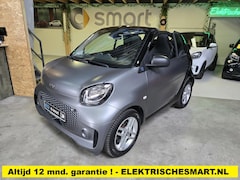 Smart Fortwo cabrio - EQ 22 kWH SNELLADER - stoelverwarming - 12 mnd. garantie - licht en regensensor