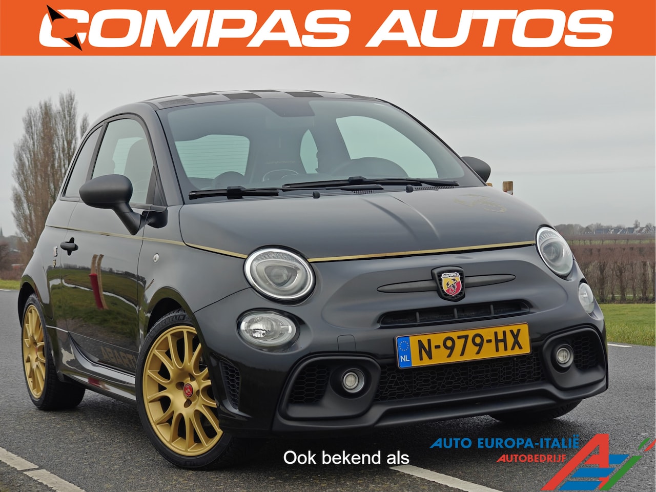 Abarth 595 - ScorpioneOro | Beats | 1 van 2000 | Nieuwstaat | Carplay - AutoWereld.nl