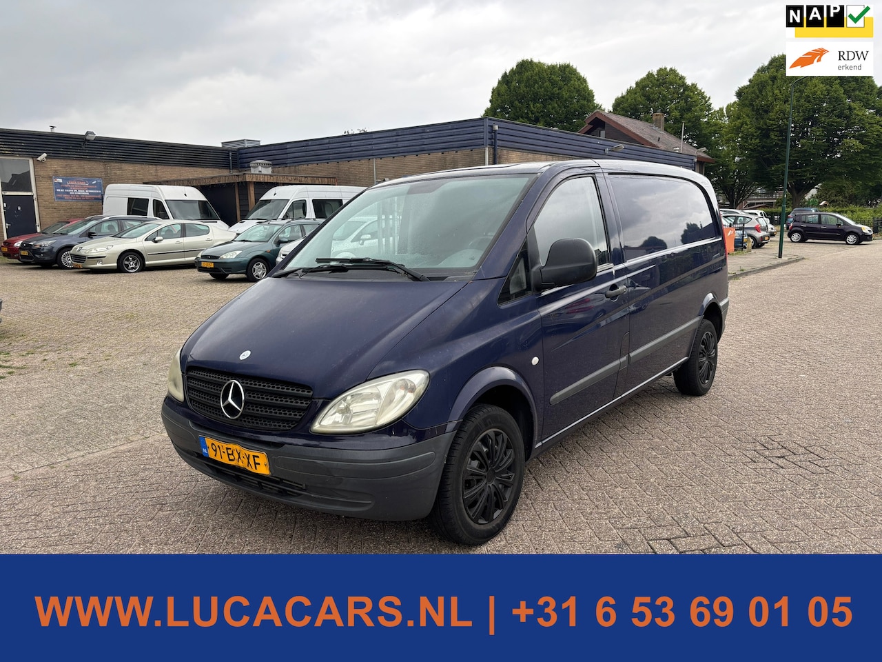 Mercedes-Benz Vito - 109 CDI 320 Lang Amigo AIRCO + SCHUIFDEUR - AutoWereld.nl
