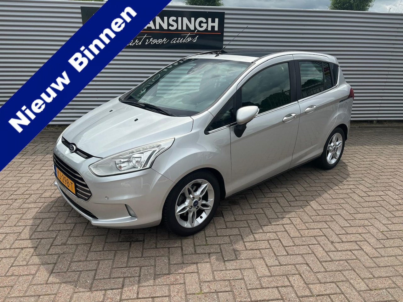 Ford B-Max - 1.0 EcoBoost Titanium met Panoramadak! | Clima | Cruise | Lederen bekleding | Navigatie | - AutoWereld.nl