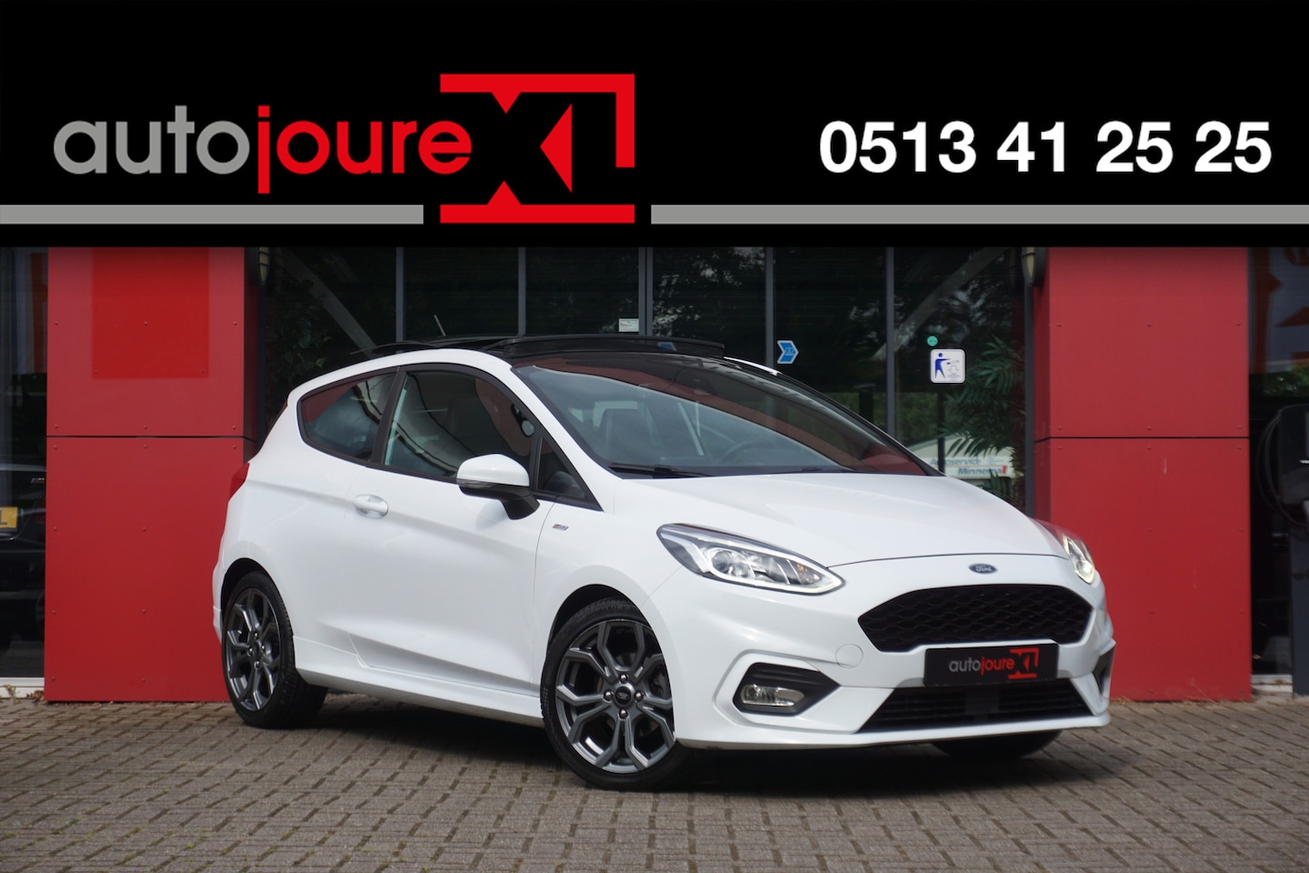Ford Fiesta - 1.0 EcoBoost ST-Line | Origineel NL | Panoramadak | ACC | 17'' LM | DAB | Navigatie | Airc - AutoWereld.nl