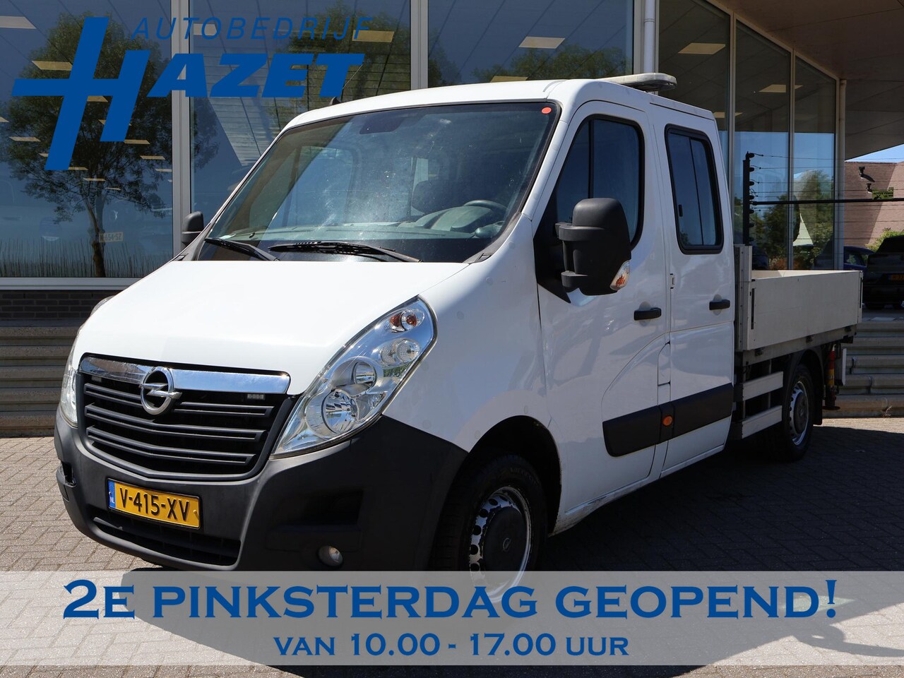 Opel Movano - 2.3 CDTI BITURBO 145 PK HIAB LAADKRAAN PICK-UP - AutoWereld.nl