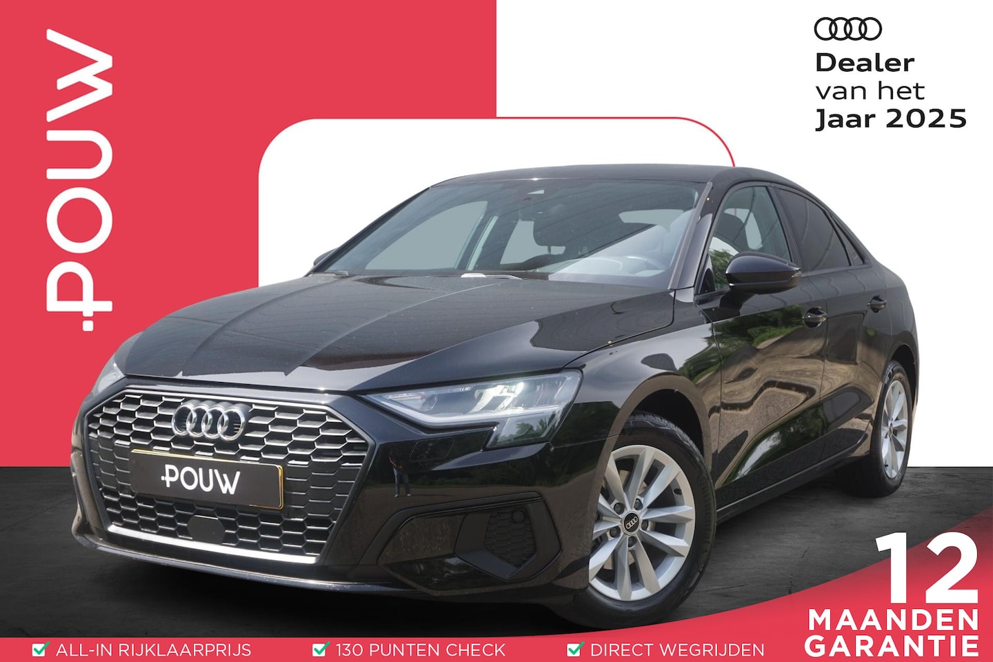 Audi A3 Limousine - 30 TFSI 116pk S-tronic Pro Line Black Edition | Smartphone Interface | Cruise Control | PD - AutoWereld.nl