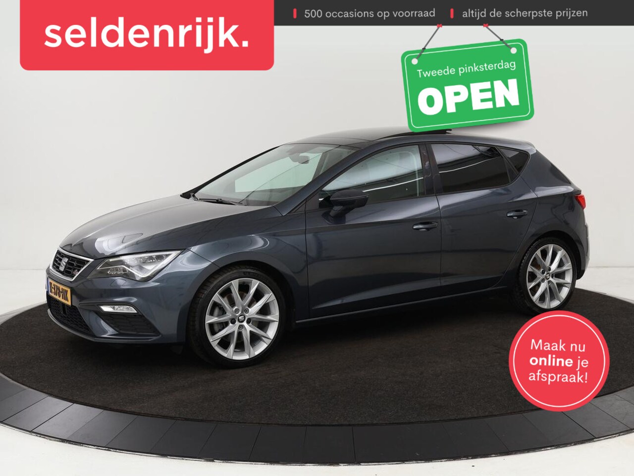 Seat Leon - 2.0 TSI FR Business Intense | Panoramadak | Appel CarPlay | Leder |Navigatie | Stoelverwar - AutoWereld.nl