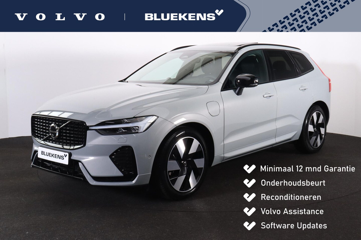 Volvo XC60 - T6 Recharge AWD Ultra Dark - LONG RANGE - Luchtvering - Panorama/schuifdak - IntelliSafe A - AutoWereld.nl