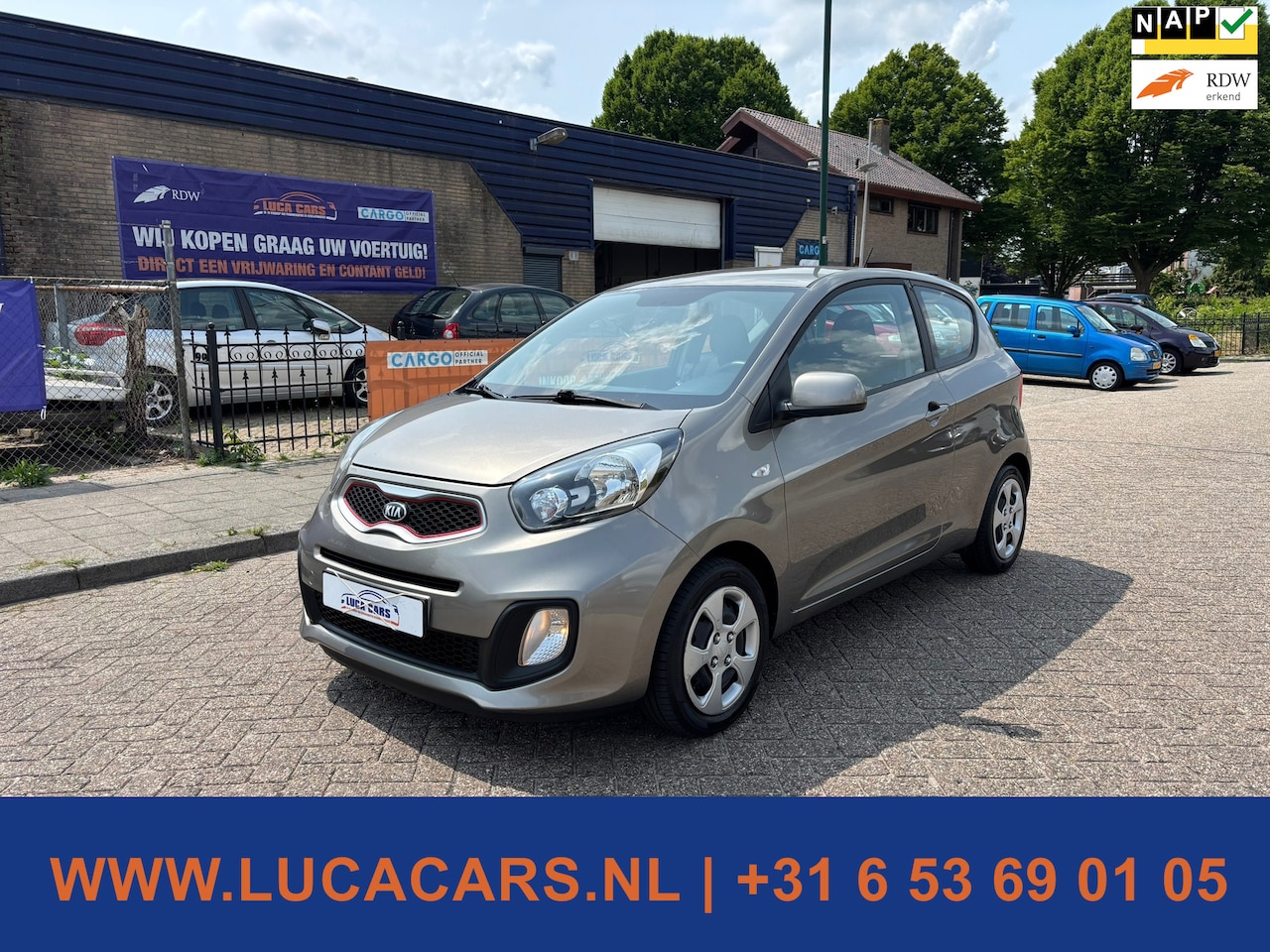 Kia Picanto - 1.2 CVVT ISG Comfort Pack NIEUWE APK! 2X SLEUTEL + BOEKJES! - AutoWereld.nl