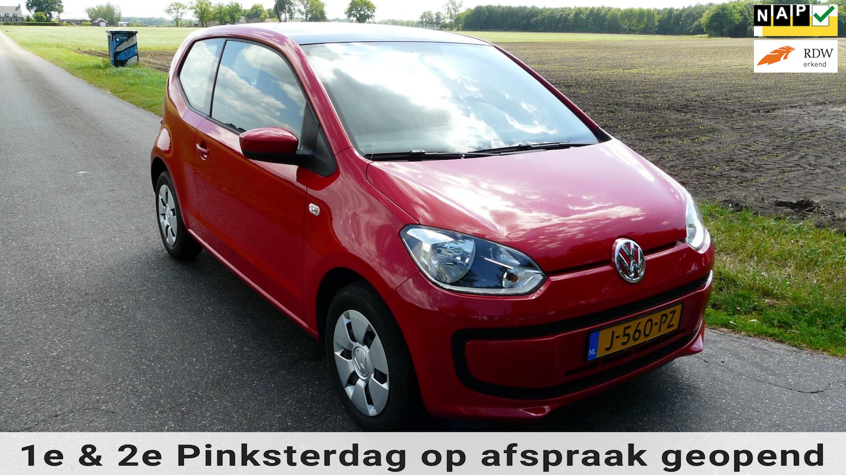 Volkswagen Up! - 1.0 high up! 1.0 high up!,Airco,Elec.pakket NIEUWE APK! - AutoWereld.nl