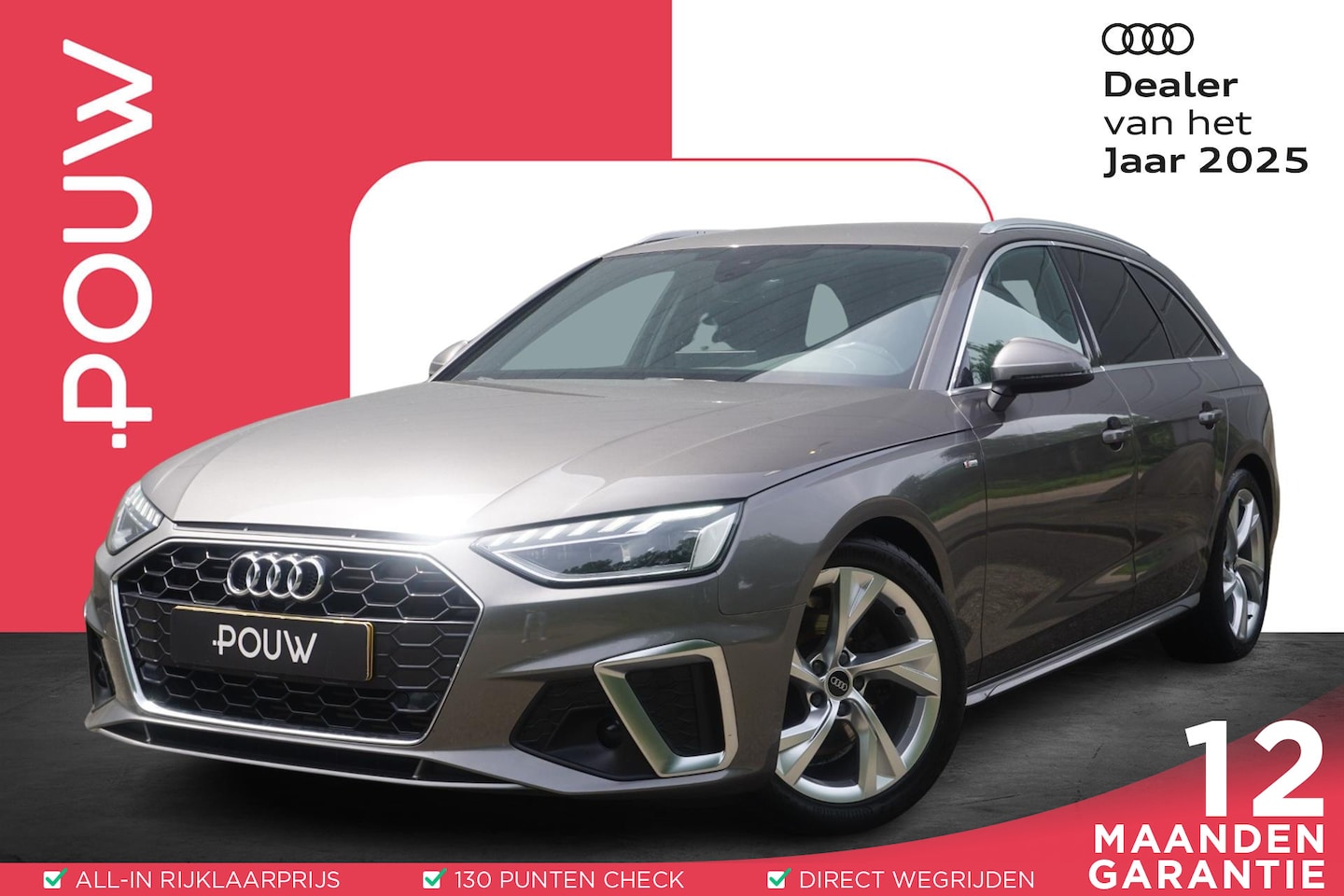 Audi A4 Avant - 35 TFSI 150pk S-tronic S Edition | Smartphone Interface | Audi Soundsystem | Sportonderste - AutoWereld.nl