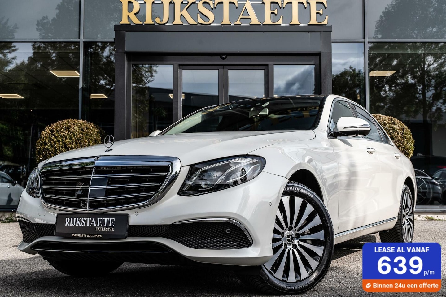 Mercedes-Benz E-klasse - E400 4Matic Premium AMG|BURMESTER|ACC|360° - AutoWereld.nl