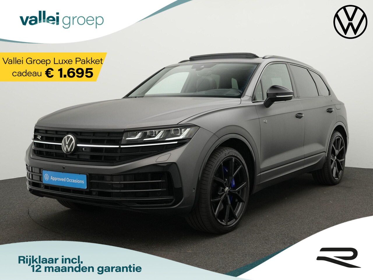 Volkswagen Touareg - R 3.0 TSi eHybrid 462 pk tiptronic 4MOTION | Panoramadak | Trekhaak | Nachtzicht | Dynaudi - AutoWereld.nl
