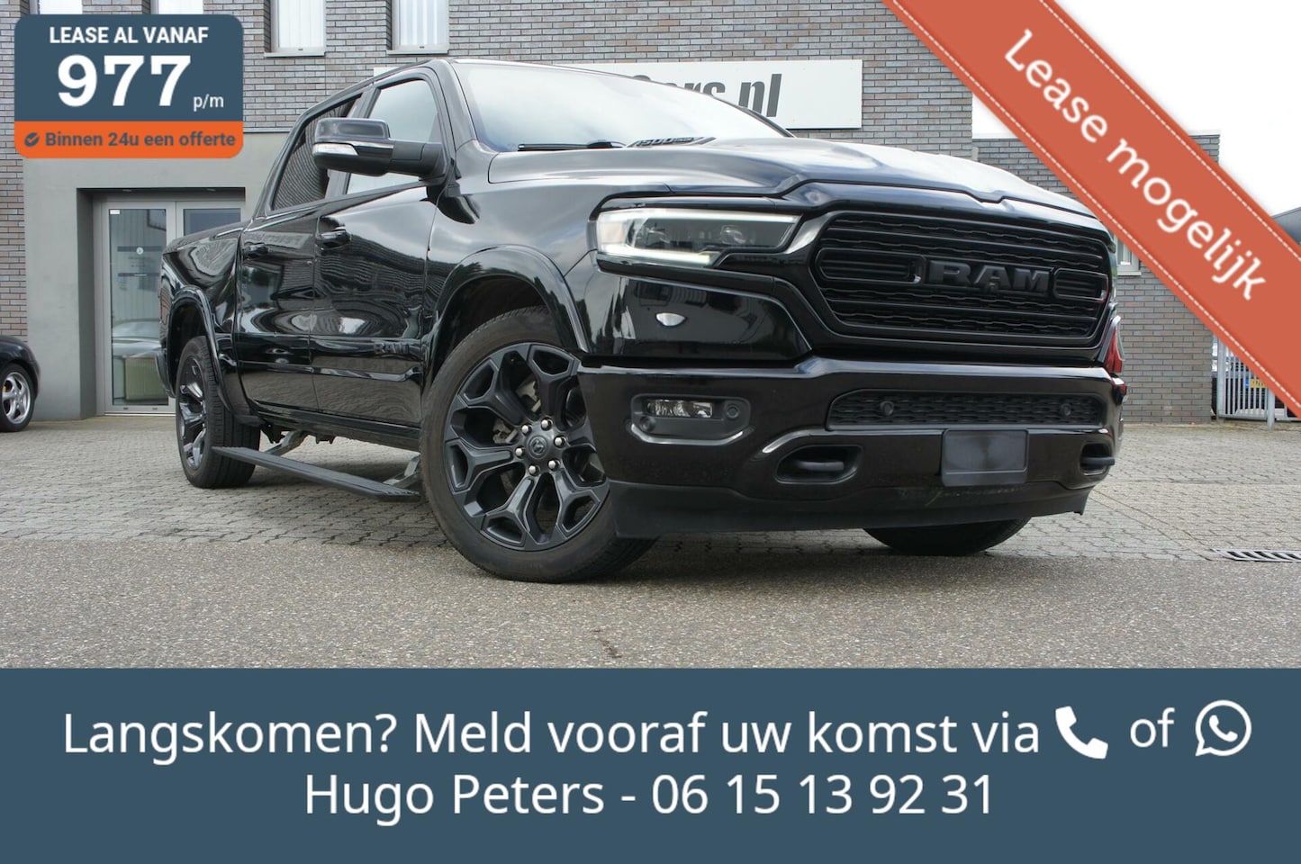Dodge Ram 1500 - 4X4 5.7 V8 4x4 Crew Cab Limited Night Acc|Hud|Luchtvering - AutoWereld.nl