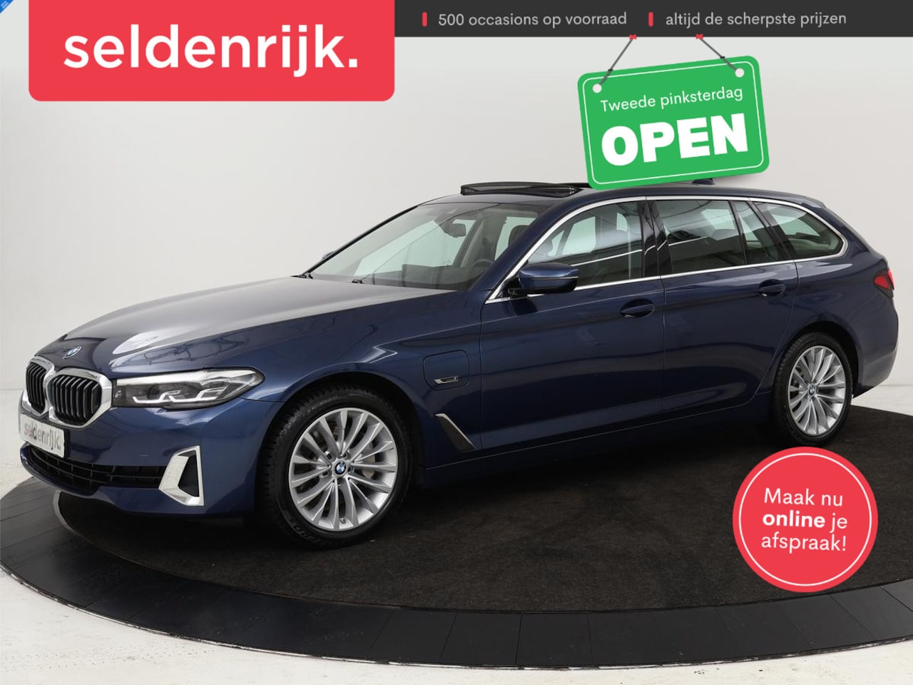 BMW 5-serie Touring - 530e xDrive High Executive | Luxury Line | Panoramadak | Nappaleder | Stoelventilatie | He - AutoWereld.nl