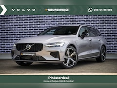 Volvo V60 - 2.0 T6 Plug-in hybrid AWD Plus Dark | Panoramadak | Head Up Display | Aurora Silver | Donk