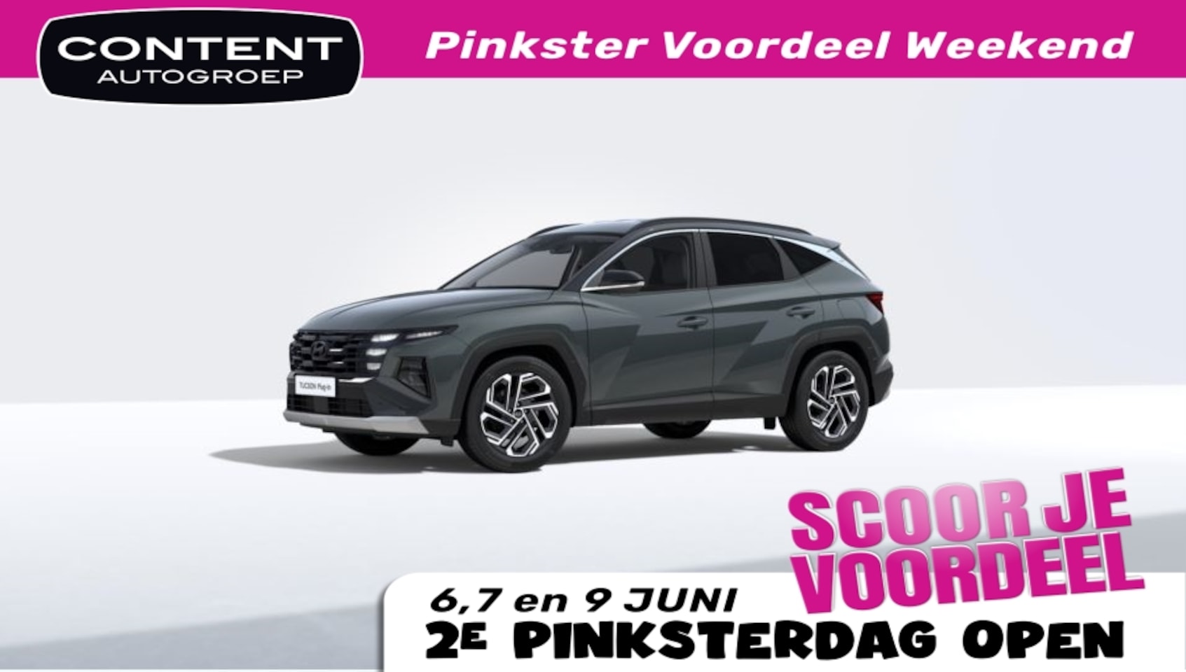 Hyundai Tucson - 1.6 T-GDi PHEV 252pk 2WD Aut Comfort Smart Two Tone I Voorraadvoordeel! - AutoWereld.nl
