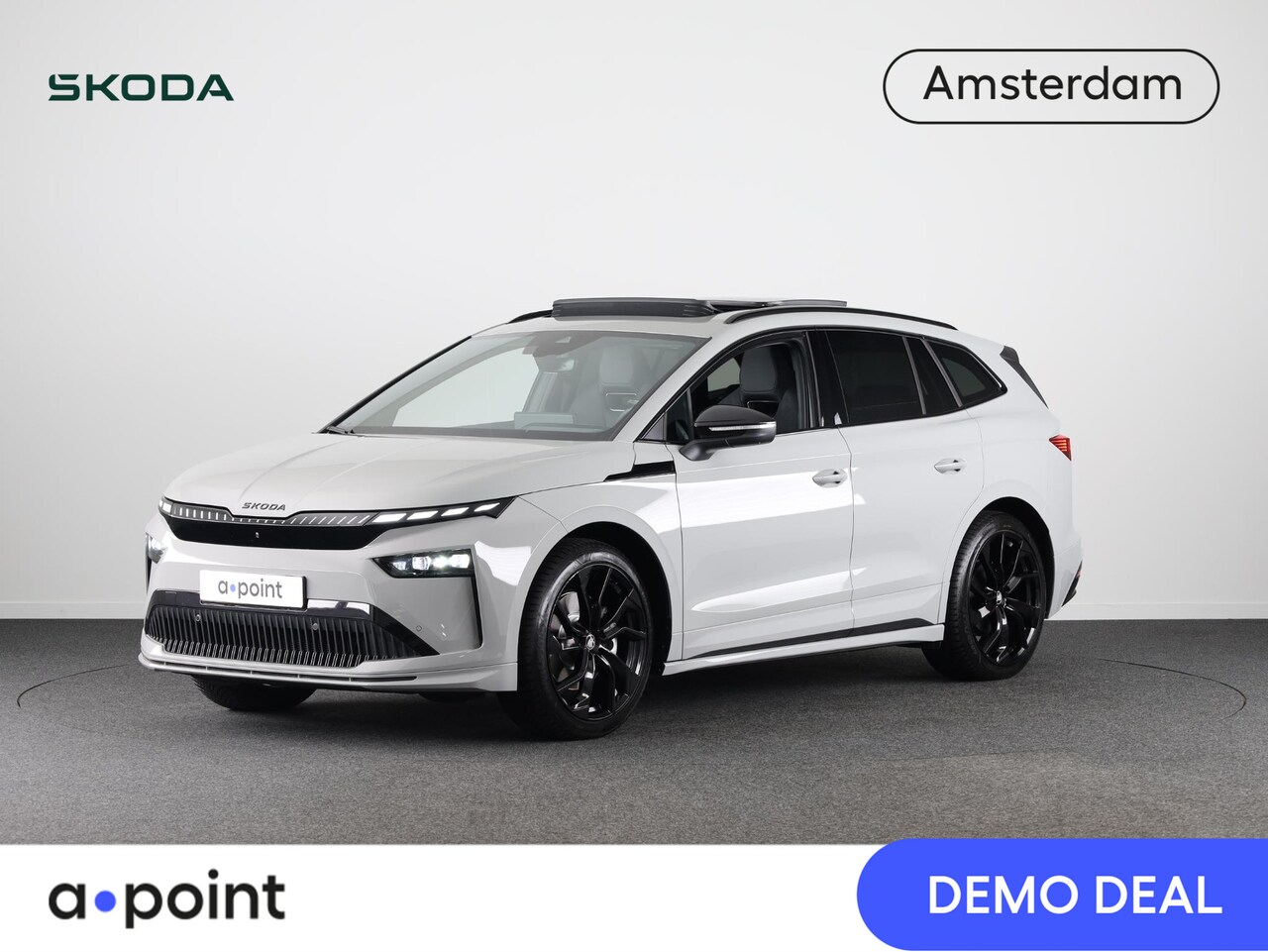 Skoda Enyaq iV - 85 Sportline 286pk | Light Band | Canton Sound | Head up | Panoramadak | 21 inch black | - AutoWereld.nl