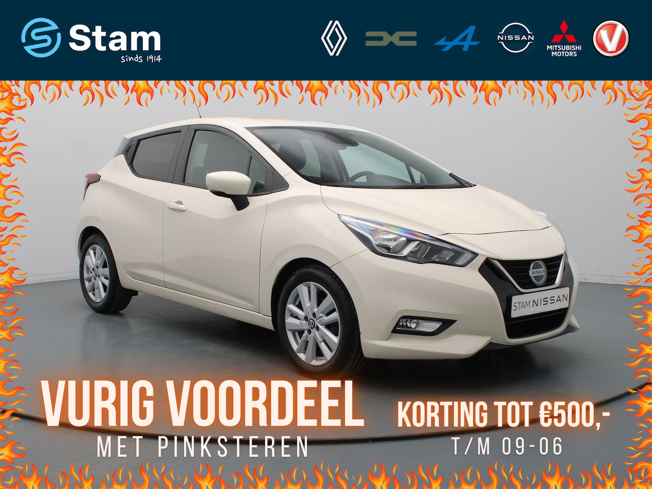 Nissan Micra - 100pk IG-T N-Connecta Automaat/EDC Airco | Cruise | Carplay | Parkeersens. achter - AutoWereld.nl