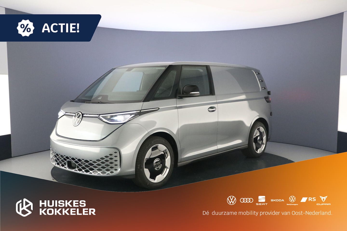 Volkswagen ID. Buzz Cargo - Bulli Edition 286pk 79 kWh | Voor Mekaar Deal > ACTIE-Prijs; bij koop of leasen via HK < - AutoWereld.nl