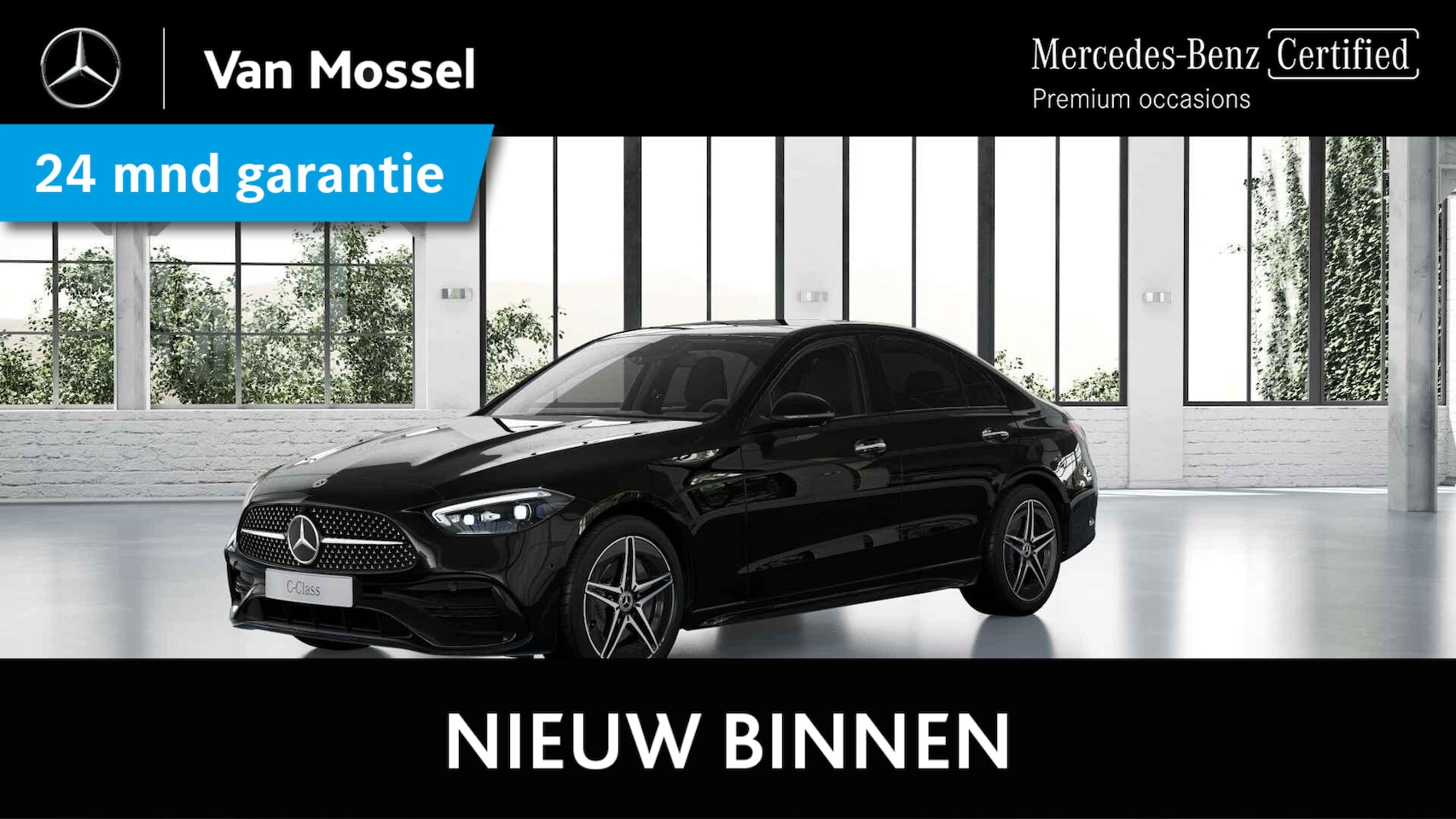 Mercedes-Benz C-klasse - 300 e AMG Line Premium Plus /Panoramadak /Burmester /HUD /Rijassistentiepakket - AutoWereld.nl