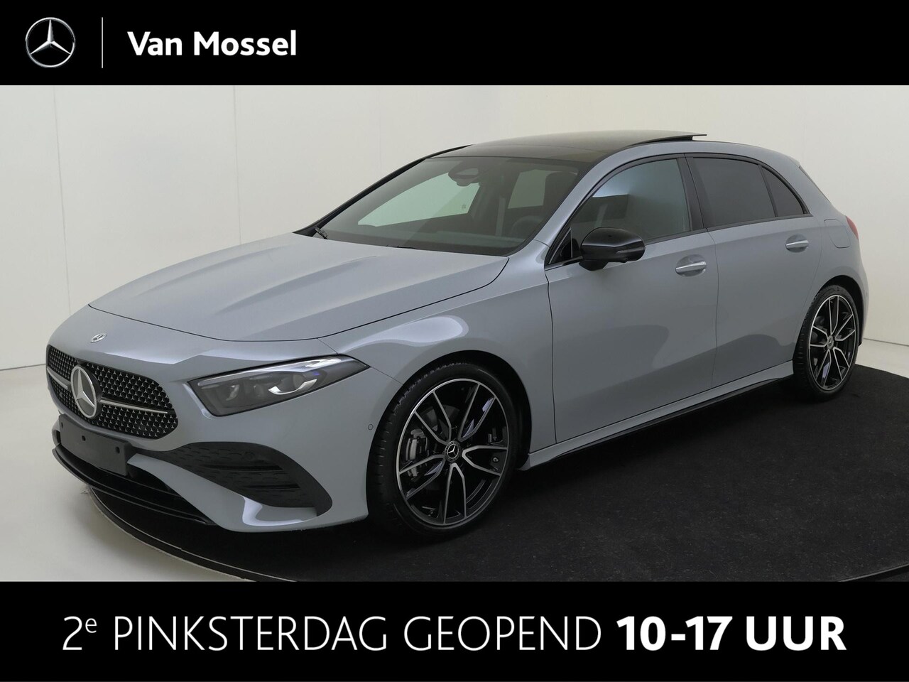 Mercedes-Benz A-klasse - 180 Business Solution AMG AMG Line Plus - Premium Plus - Carplay - 19 Inch - Alpinegrijs - AutoWereld.nl