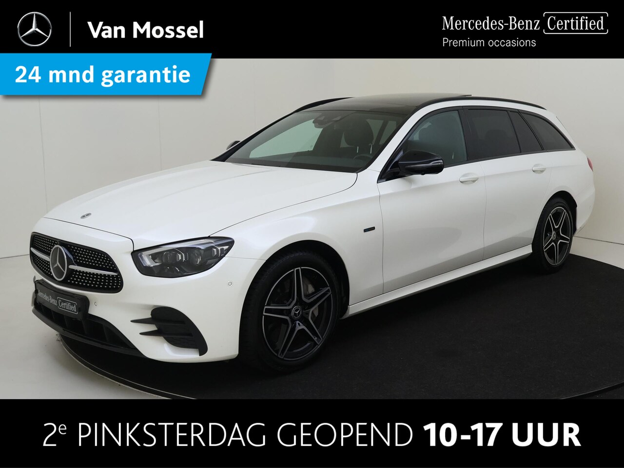 Mercedes-Benz E-klasse Estate - 300 e AMG Line / Stoelverwarming / 360Graden-Camera / Panorama-schuifdak / Night-Pakket - AutoWereld.nl