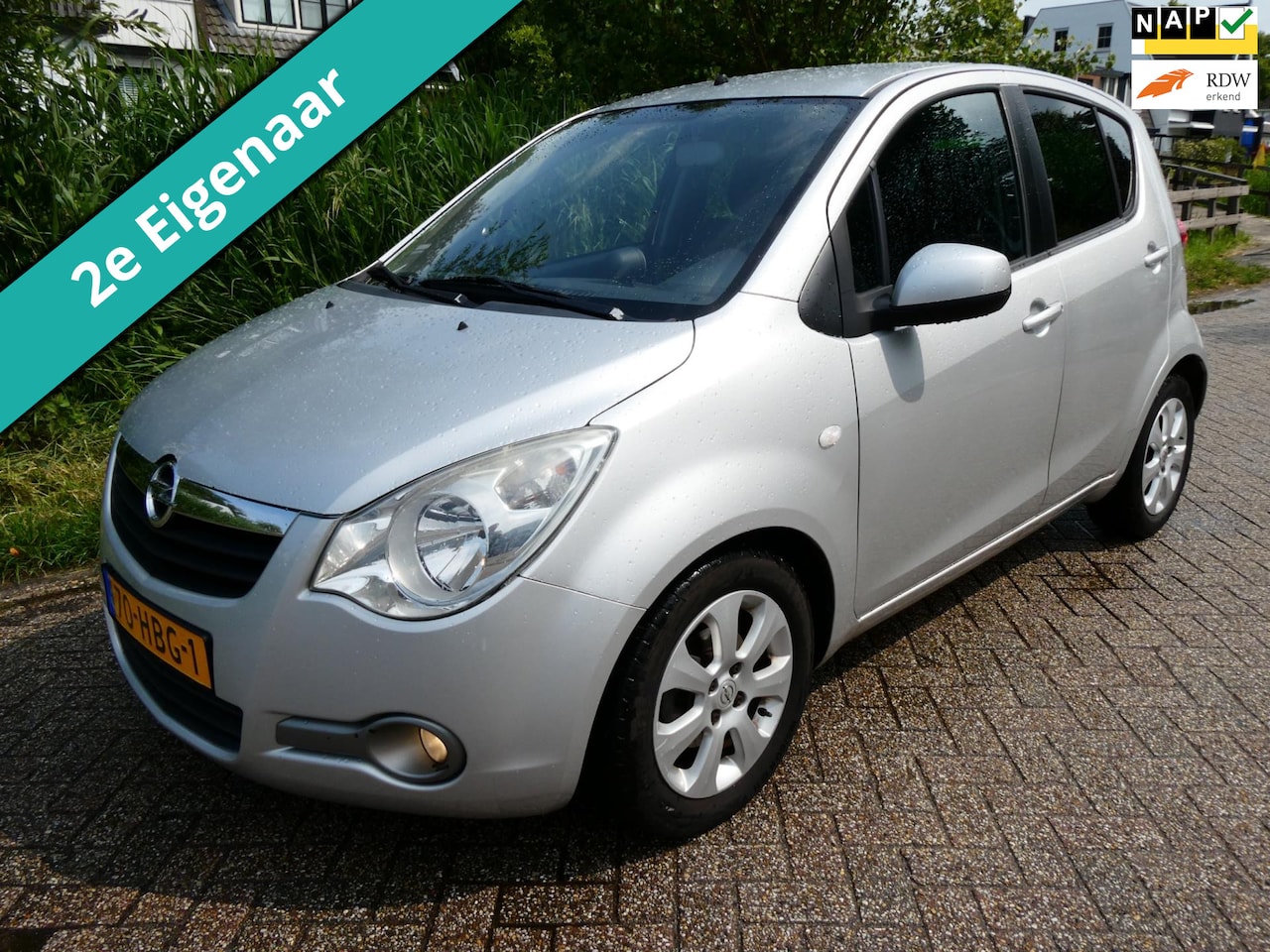 Opel Agila - 1.2 Enjoy 86pk 4-cilinder Automaat 2e eigenaar Airco Hoge instap - AutoWereld.nl