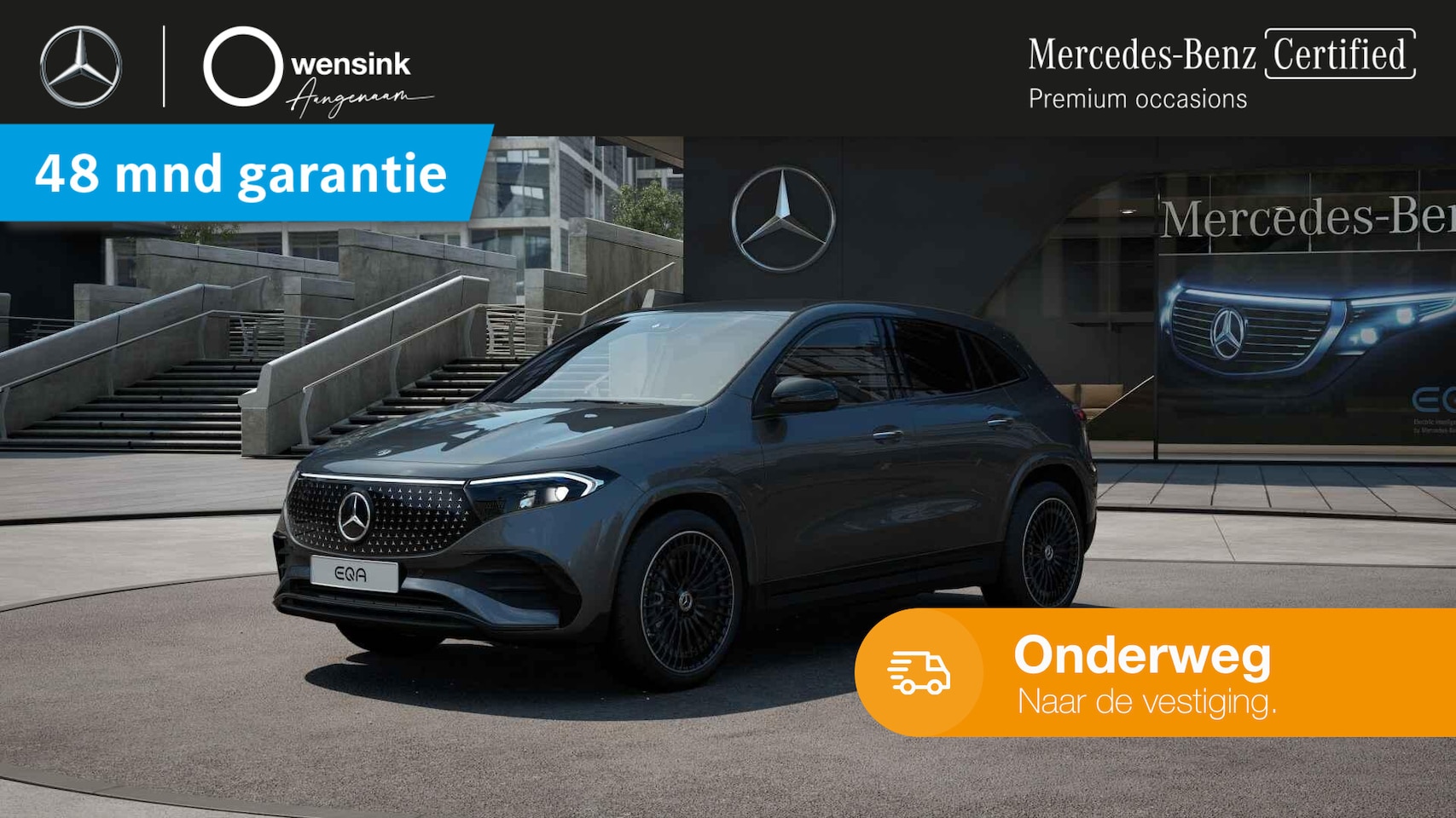 Mercedes-Benz EQA - 250+ AMG Line 71 kWh | Night | Memory | Trekhaak | 20" lichtmetalen velgen | Keyless | Sfe - AutoWereld.nl