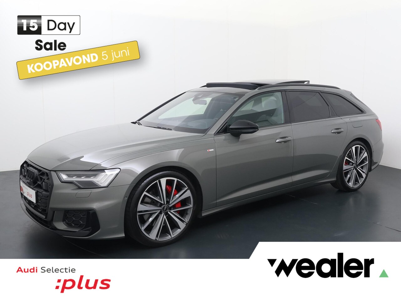 Audi A6 Avant - 55 TFSI e quattro S edition Competition | 367 PK | Wegklapbare trekhaak | Panoramadak | B& - AutoWereld.nl