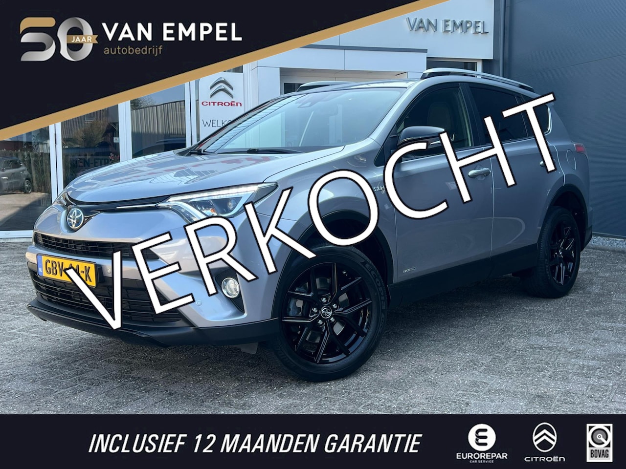 Toyota RAV4 - 2.5 Hybrid Black Edition | Schuif- Kanteldak | Elektrische achterklep | Camera | - AutoWereld.nl