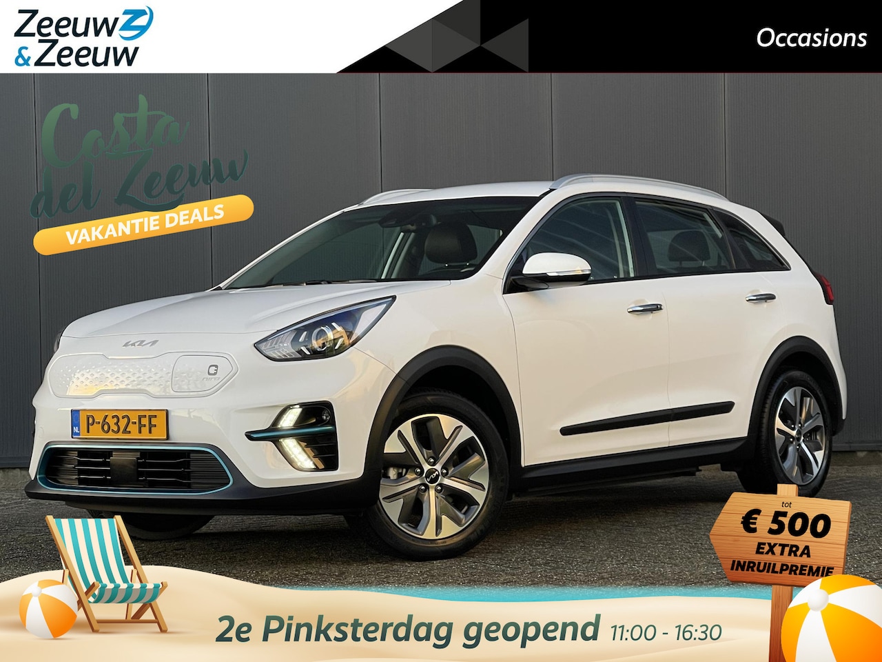 Kia e-Niro - DynamicLine 64 kWh | 3 Fase | Navi | Clima | Camera | Apple Carplay & Android Auto | Adapt - AutoWereld.nl