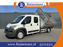 Citroën Jumper - 2.2 HDI 150 PK ZWAAR / 3 ZIJDIGE KIPPER / 49.400 KM / L4 MAXI / 1e EIG. / 7 PERSOONS DUBBE