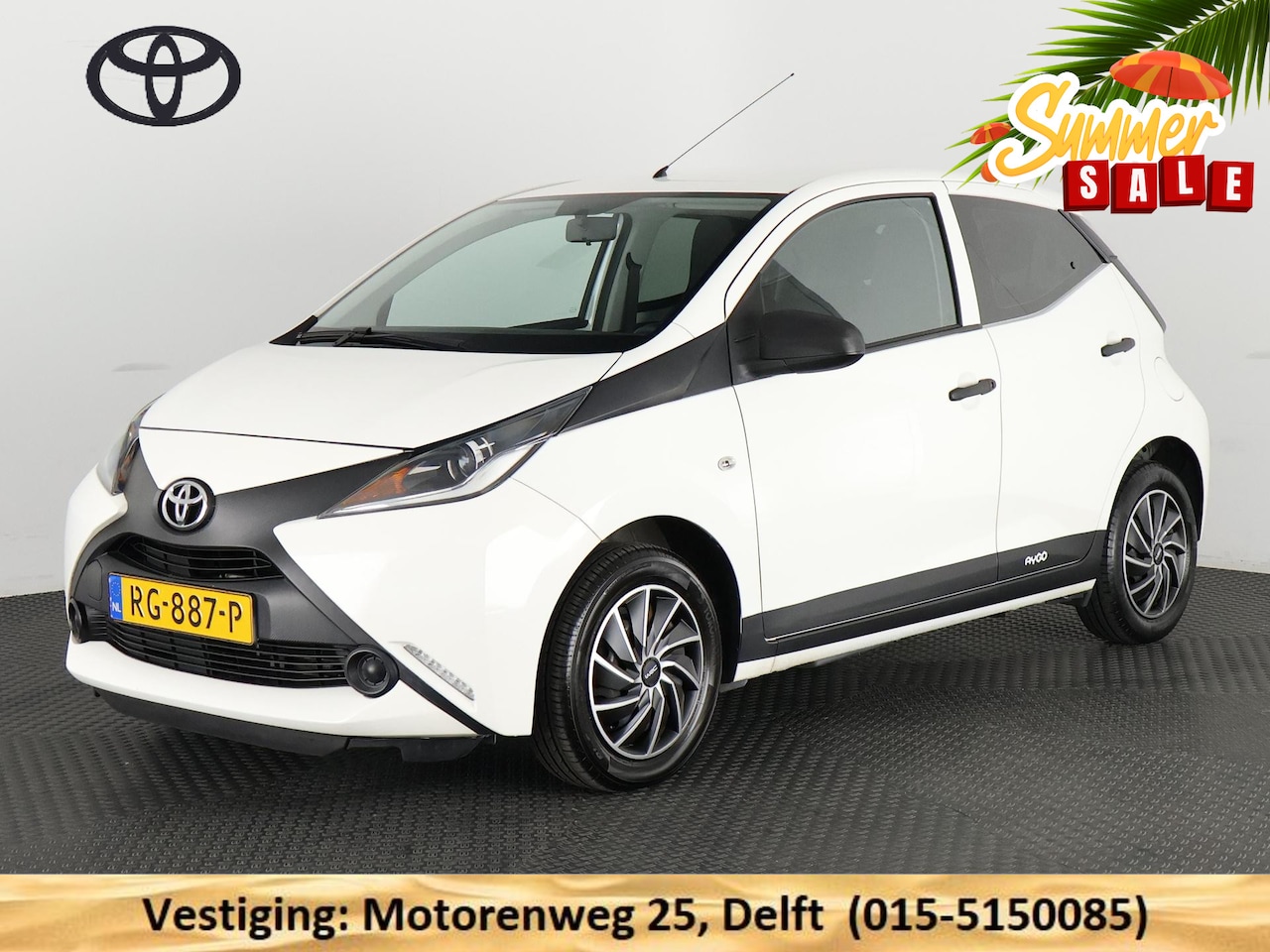 Toyota Aygo - 1.0 VVT-i X-FUN STYLE PACK 5-DEURS.ELEKTRISCHE RAMEN.AIRCO.BLUETOOTH.GARANTIE TOT 11-2027 - AutoWereld.nl