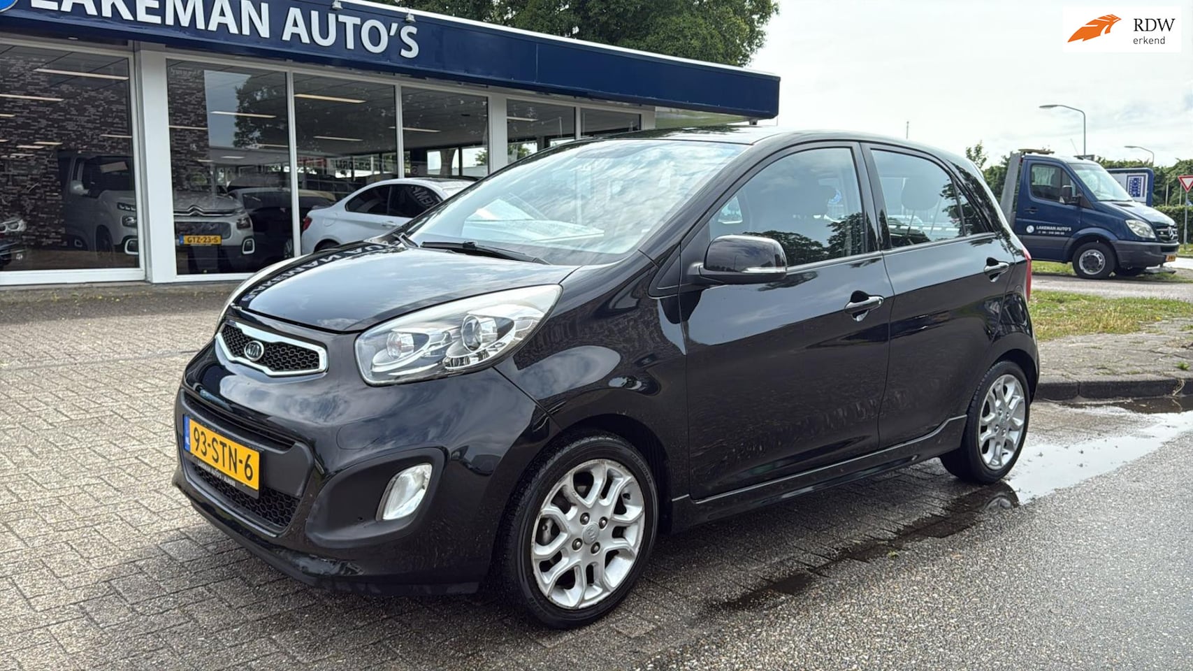 Kia Picanto - 1.2 CVVT Comfort Pack AUTOMAAT Blackline Huurkoop Inruil APK Garantie - AutoWereld.nl